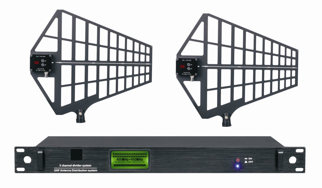 A760 and U8877 10-channel microphone antenna distribution system