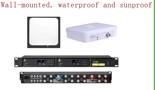 UA80+A3000 16-channel receiver-rack antenna system