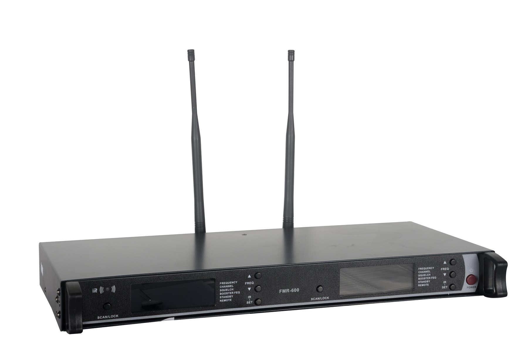 FMR-600 dual channel receiver front panel
