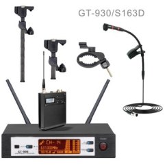GT-930 G60 receiver beltpack transmitter clip microphone and accessories