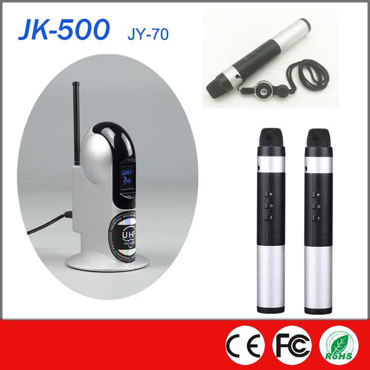 JK500 JY-70 dual-channel wireless microphone system
