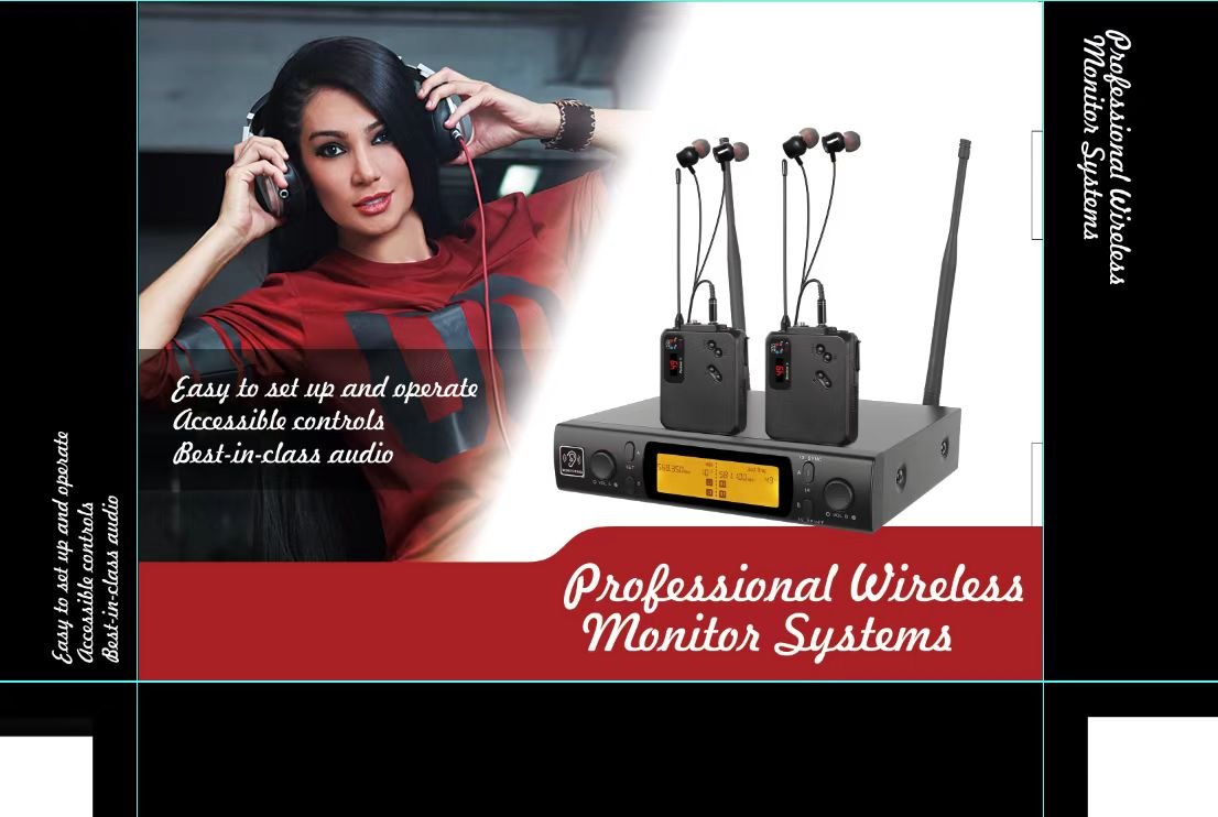 PSM400 wireless in-ear monitor retail color box