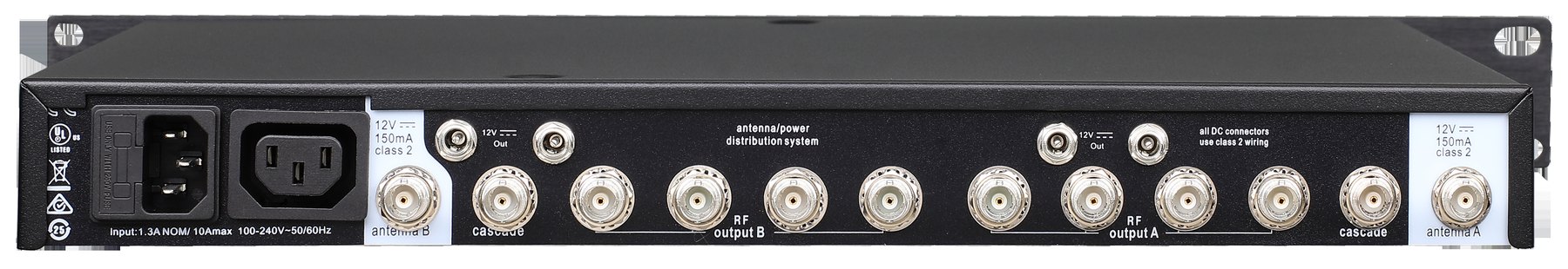UA87 antenna distribution main unit rear connections