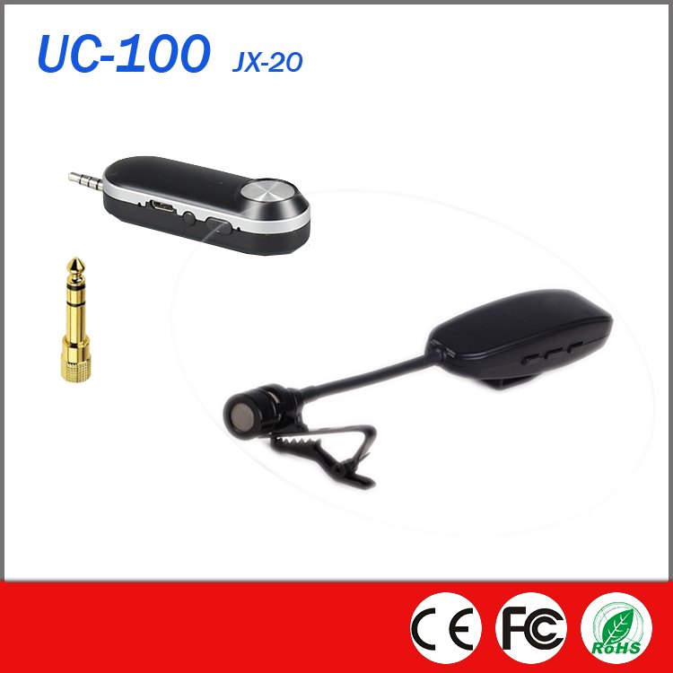 UC-100 JX-20 wireless microphone configuration