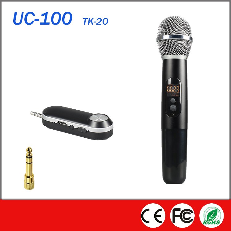 UC-100 TK-20 wireless microphone configuration