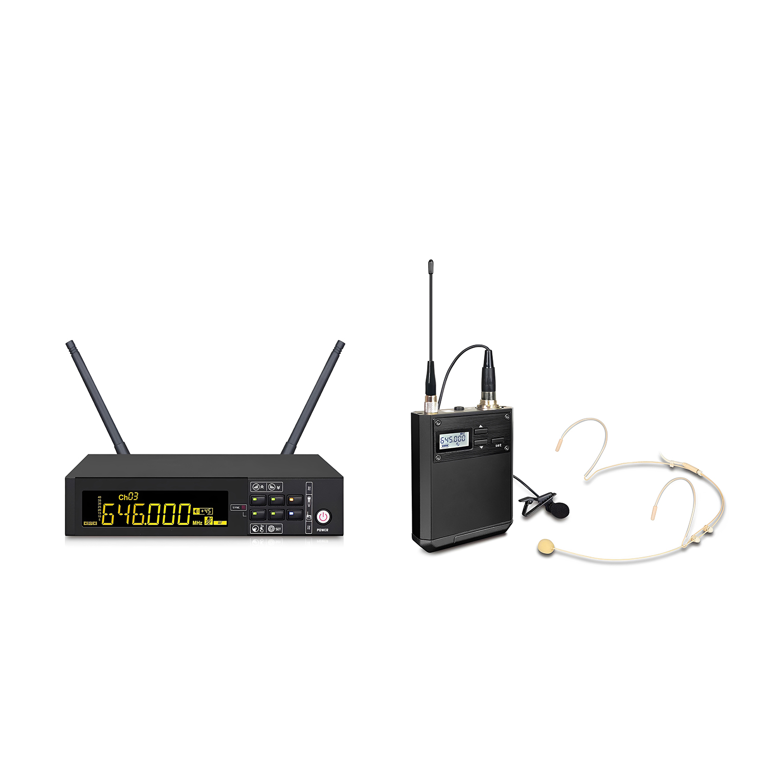 ELEGAUDIO DG-100 single-channel uhf wireless microphone system