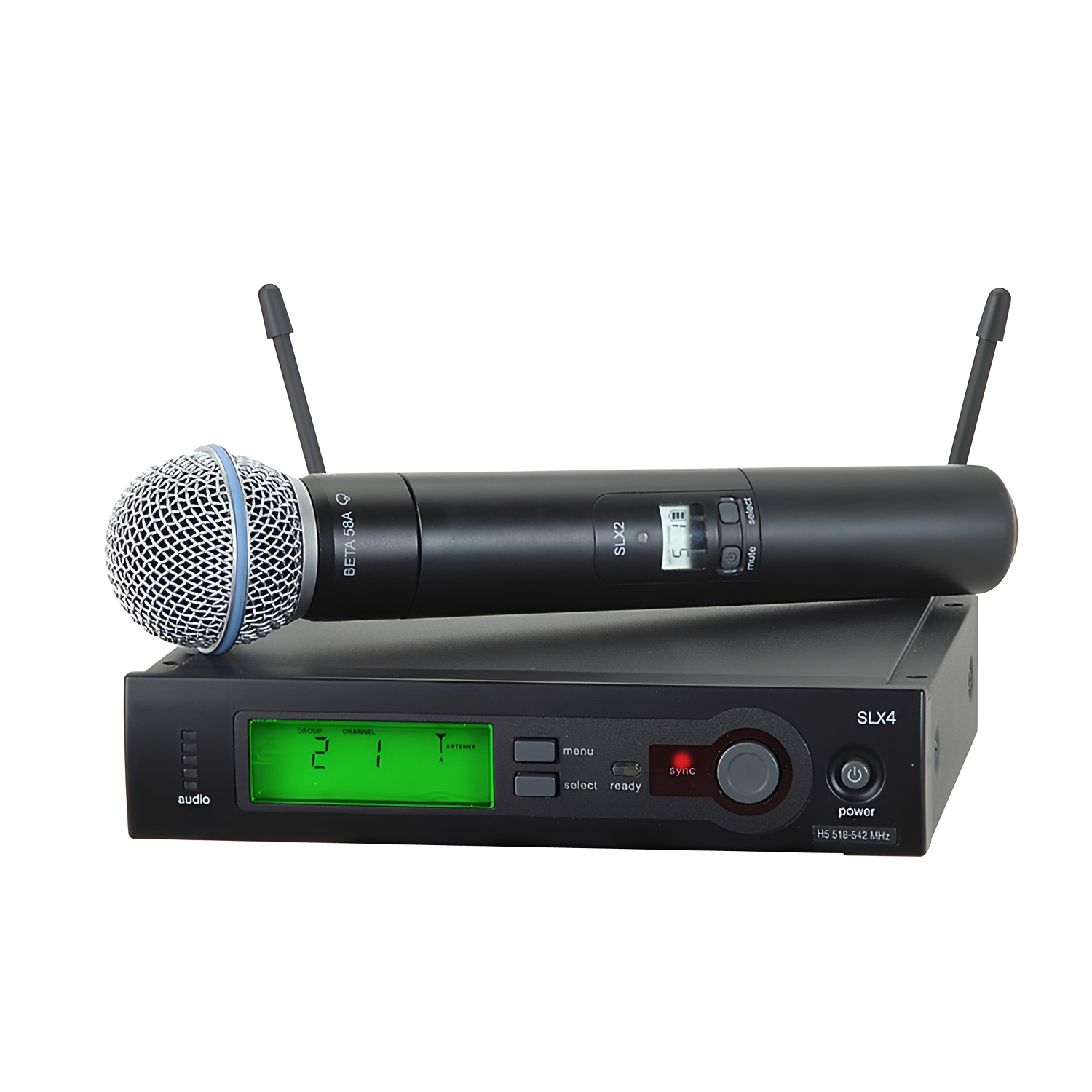 ELEGAUDIO SLX4 single-handheld uhf wireless microphone system