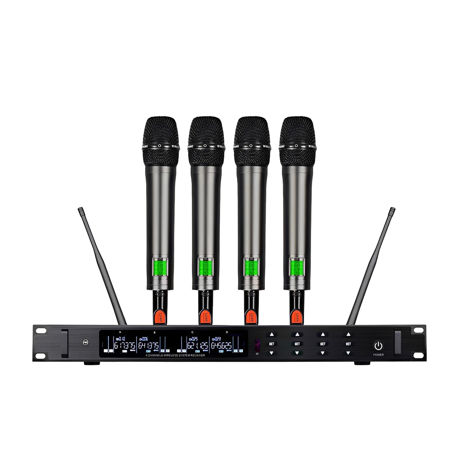 ELEGAUDIO K8004 four-channel uhf wireless microphone system