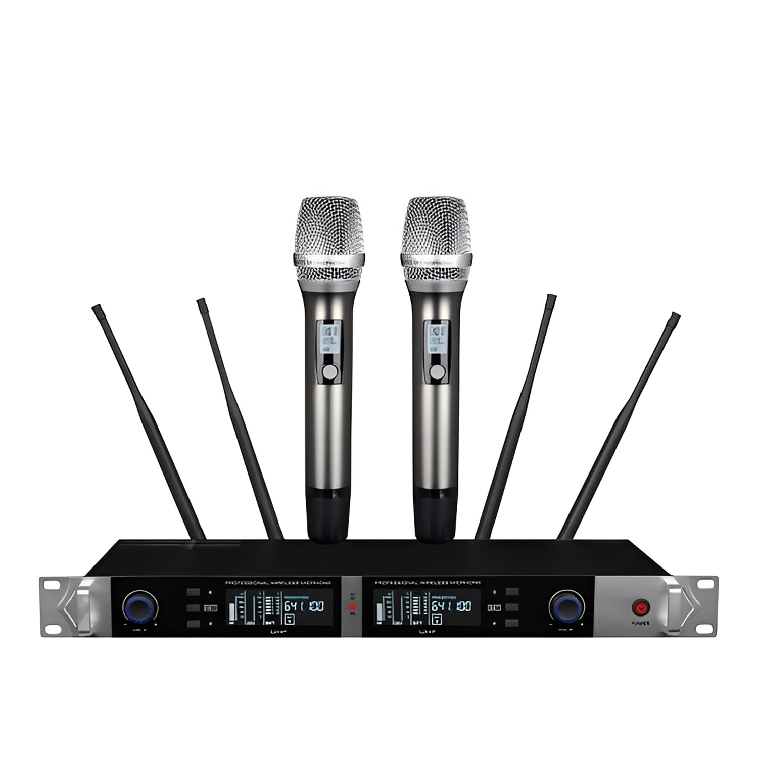ELEGAUDIO DG-8002 dual-channel encrypted digital wireless microphone system