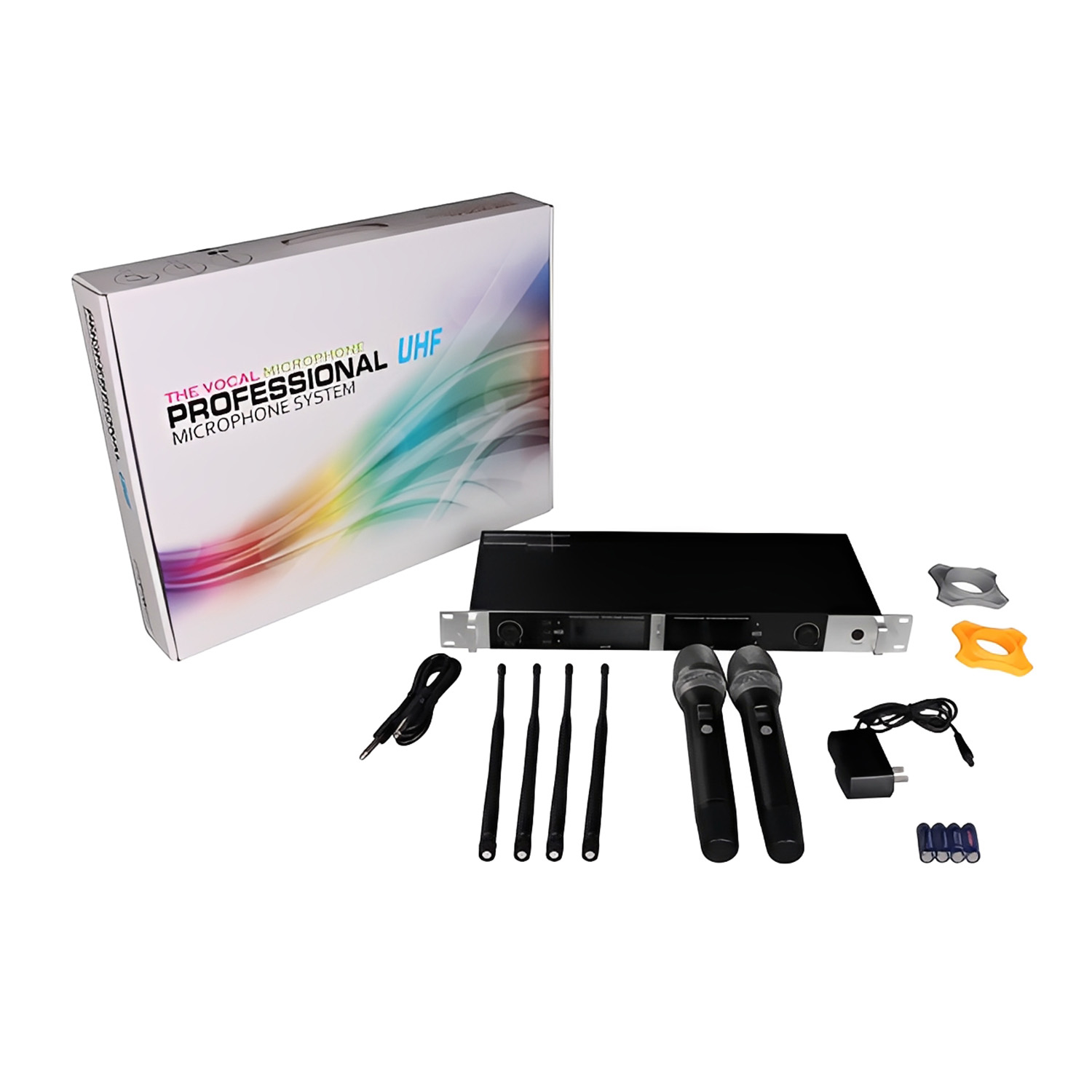 ELEGAUDIO DG-8002 dual-channel encrypted digital wireless microphone system