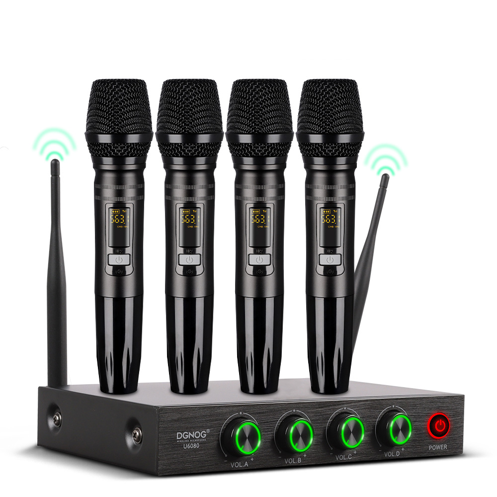 ELEGAUDIO U6080 four-channel handheld uhf system