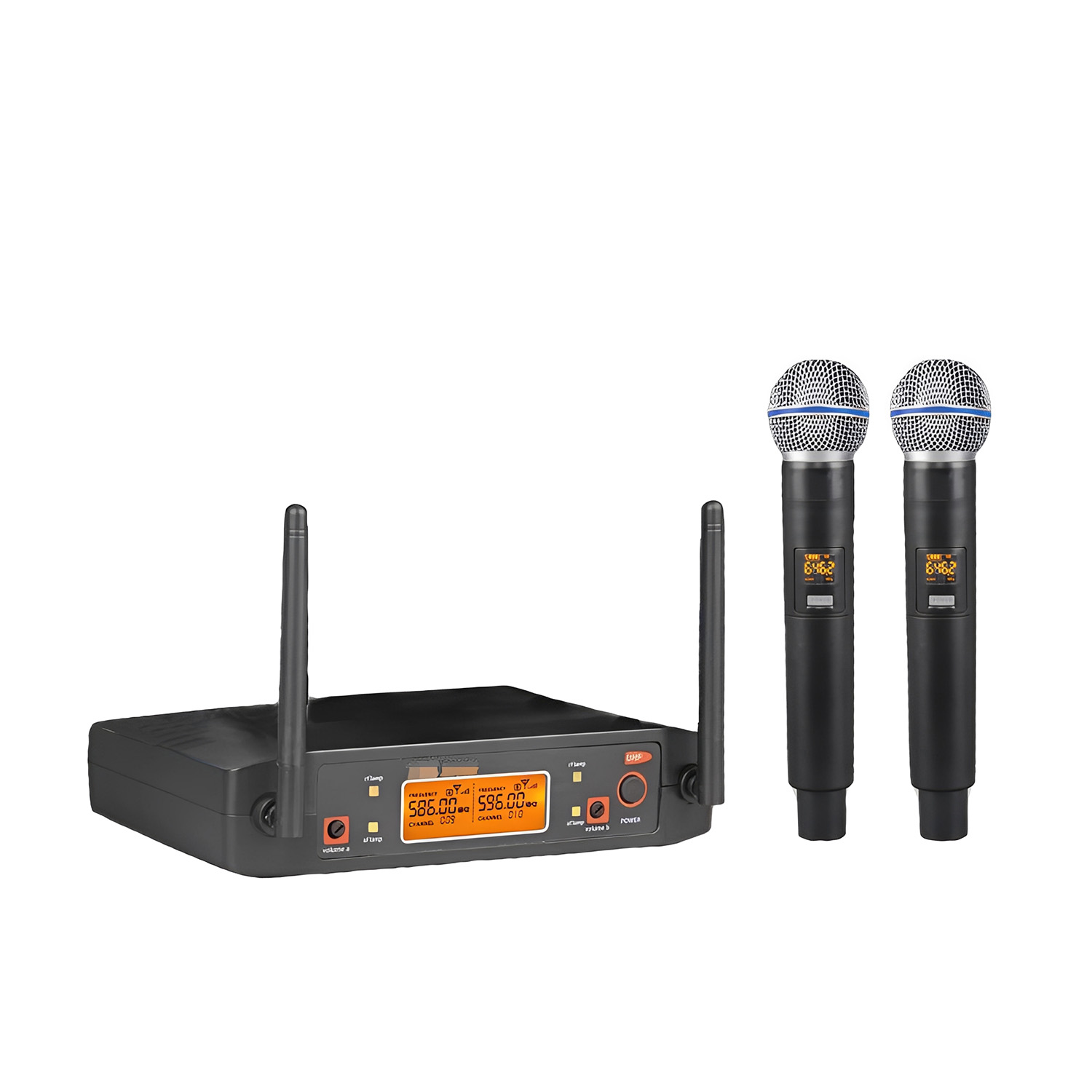 ELEGAUDIO K-632 2-channel digital uhf wireless microphone system