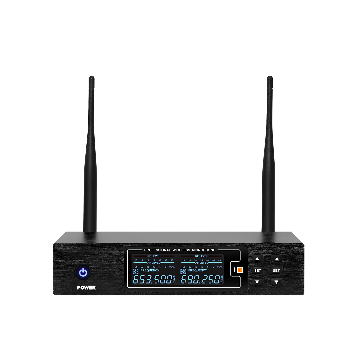 ELEGAUDIO K-250 dual-channel digital uhf wireless microphone system