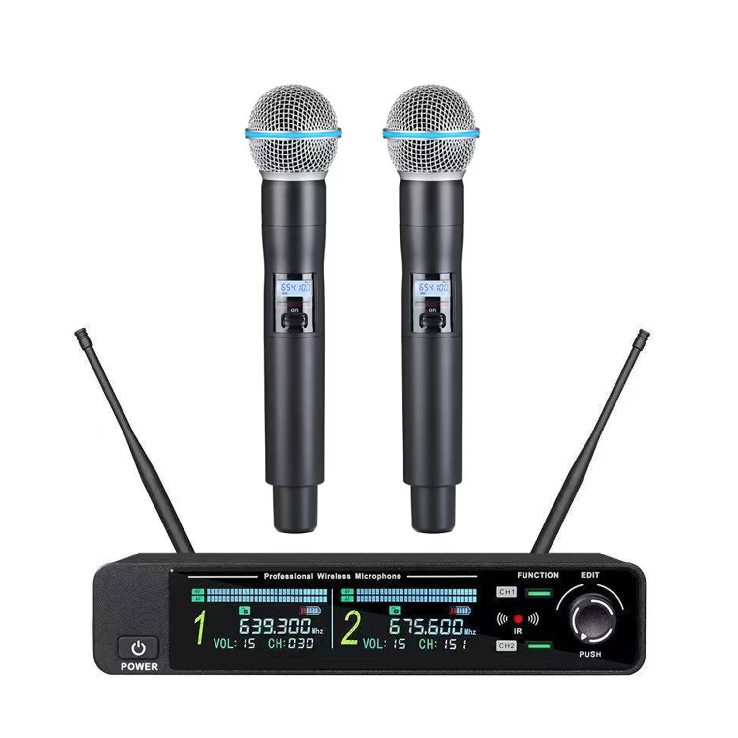 ELEGAUDIO UGXD2 2-channel dual-channel uhf system