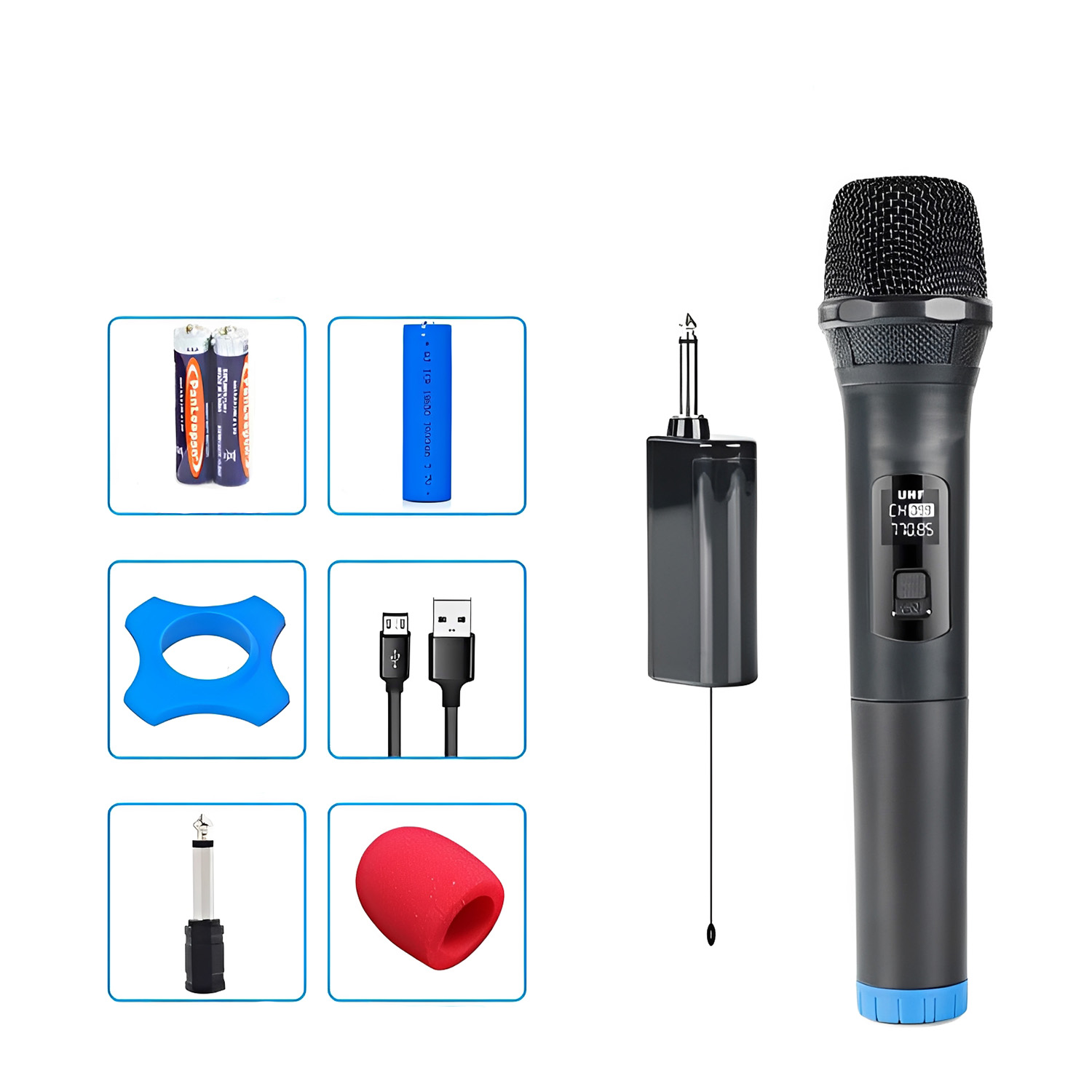 ELEGAUDIO U-W1B 104 one-touch one-receiver/one-microphone system