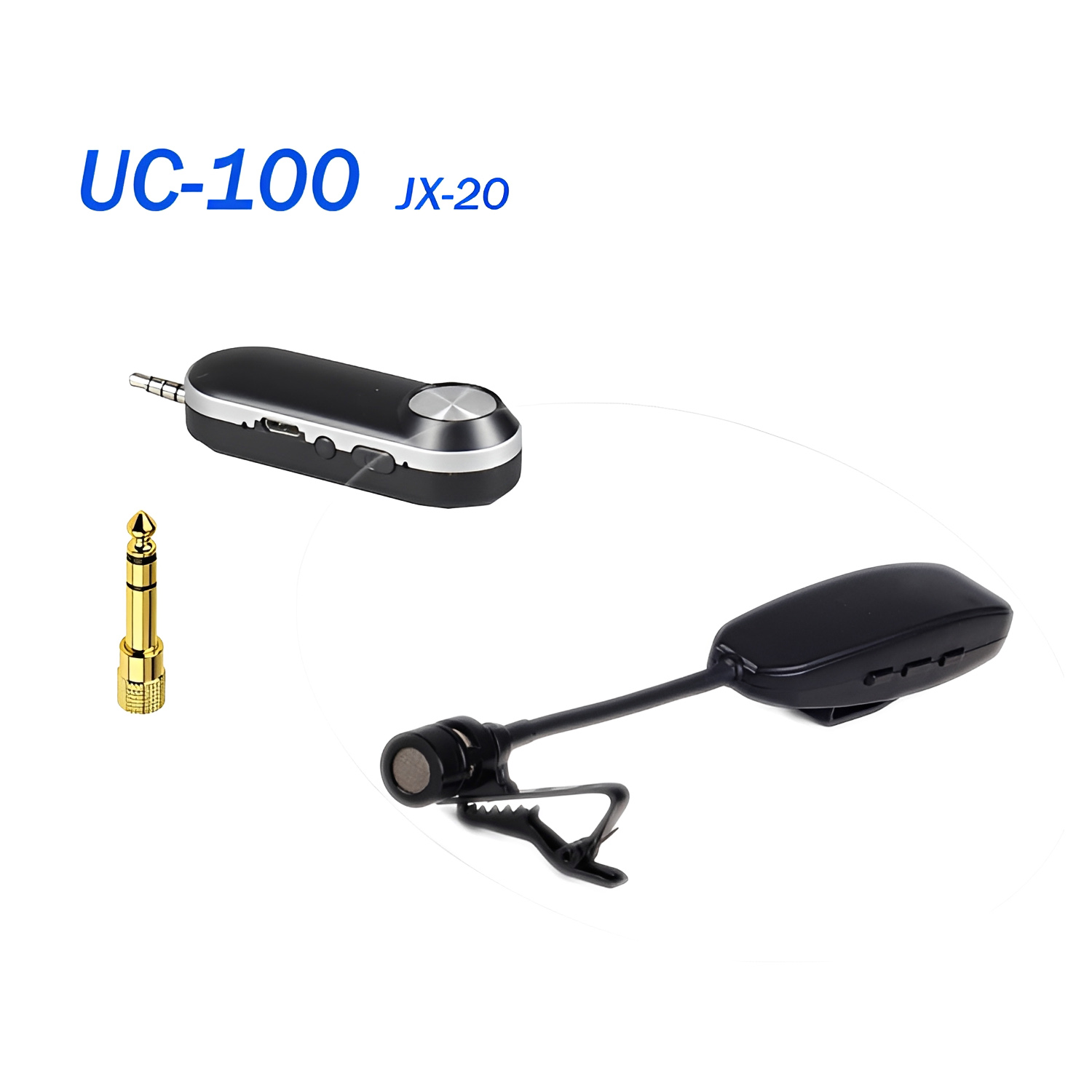 ELEGAUDIO UC-100 JX-20 dual-channel UHF wireless microphone system