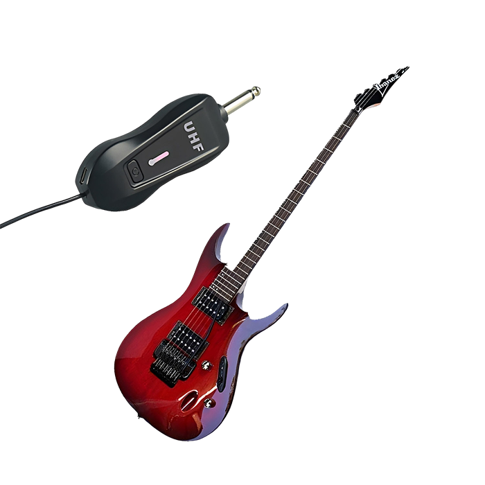UCM-300 series Electric Guitar Microphone Two Channles UHF Wireless Microphone