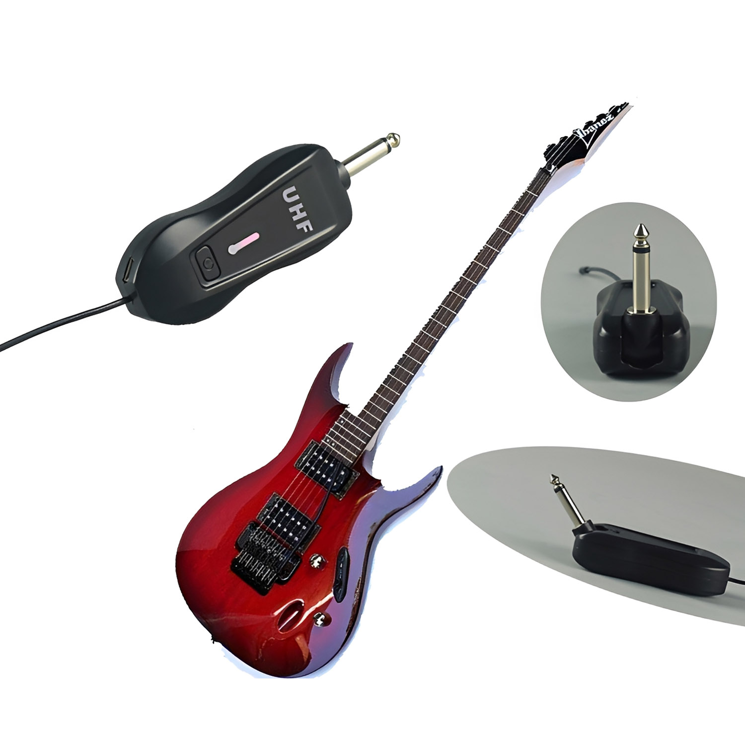 ELEGAUDIO UCM-300 Electric Guitar dual-channel UHF wireless microphone system