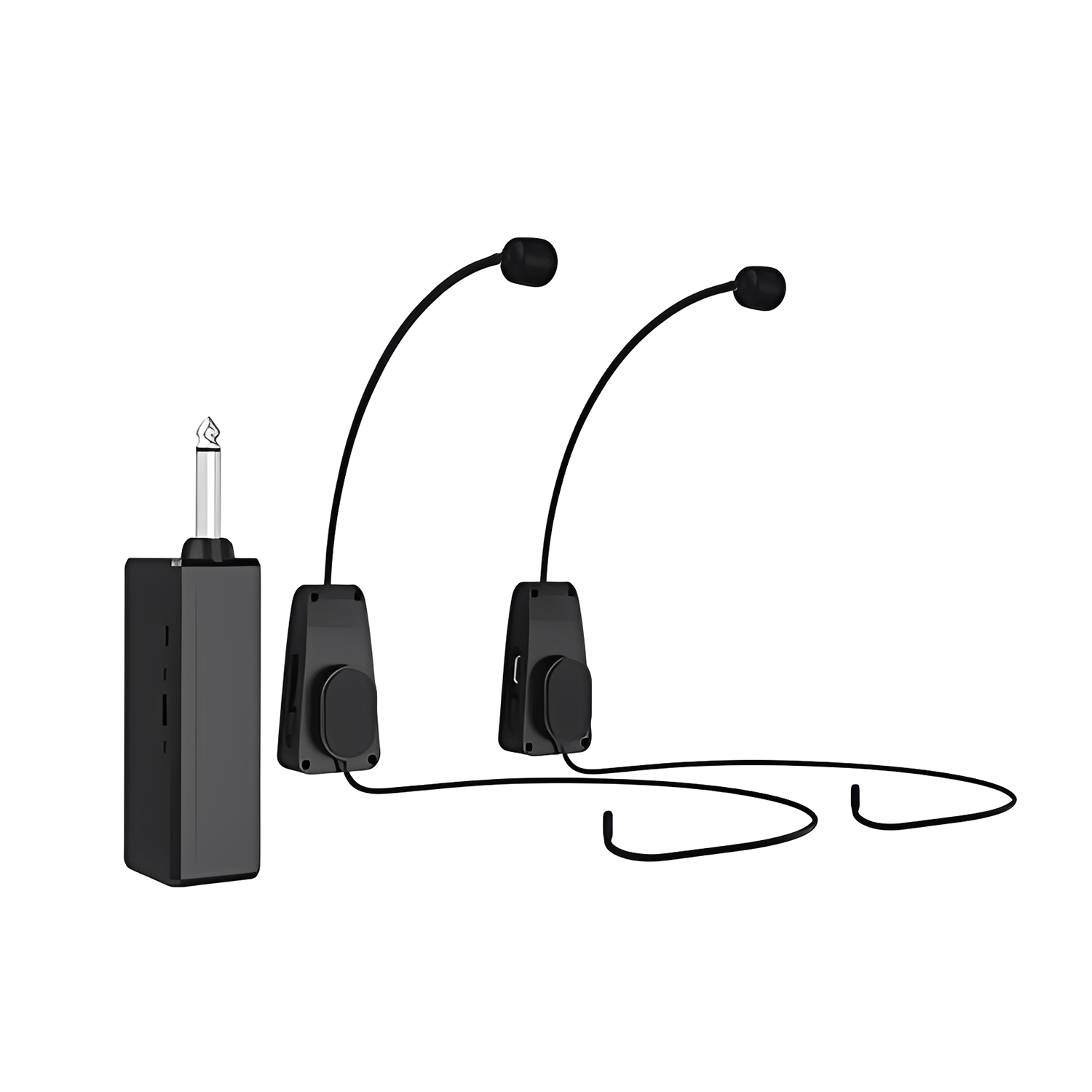 ELEGAUDIO K-002 dual 2.4G wireless headset microphone system