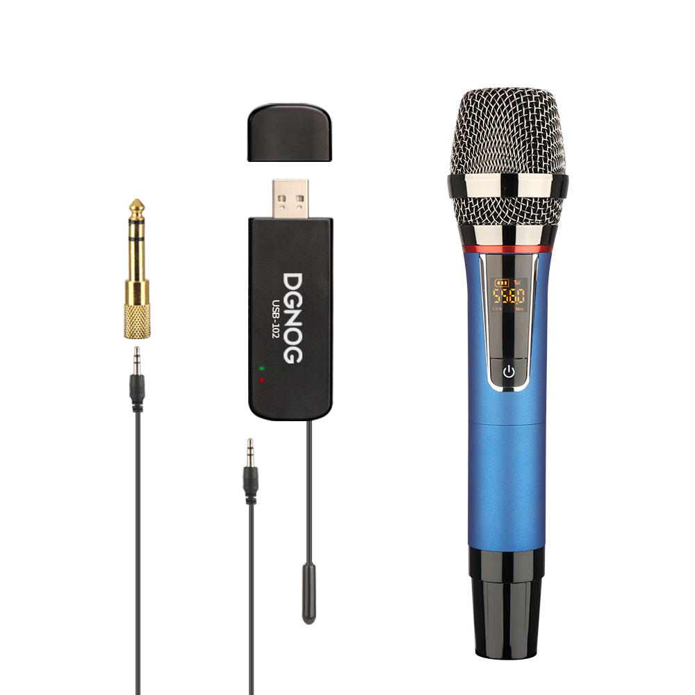 ELEGAUDIO USB-101 1-channel UHF wireless handheld microphone system