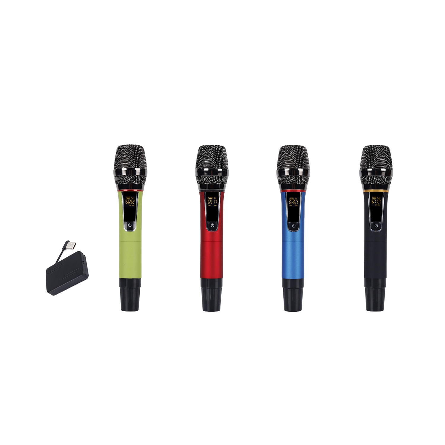 USB-104 4 Channels UHF Wireless Microphone