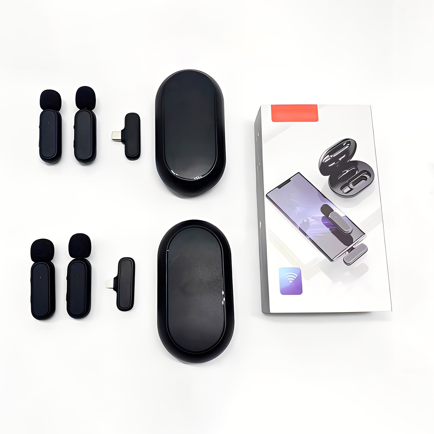 ELEGAUDIO M80 wireless lavalier microphone system