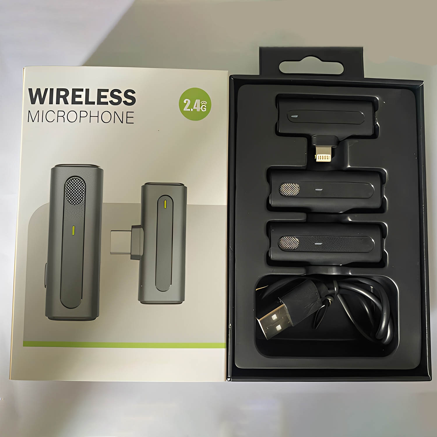 ELEGAUDIO M90 dual wireless lavalier microphone system
