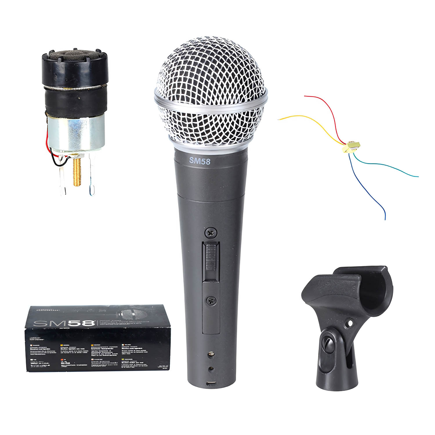 ELEGAUDIO SM58S cardioid wired dynamic vocal microphone