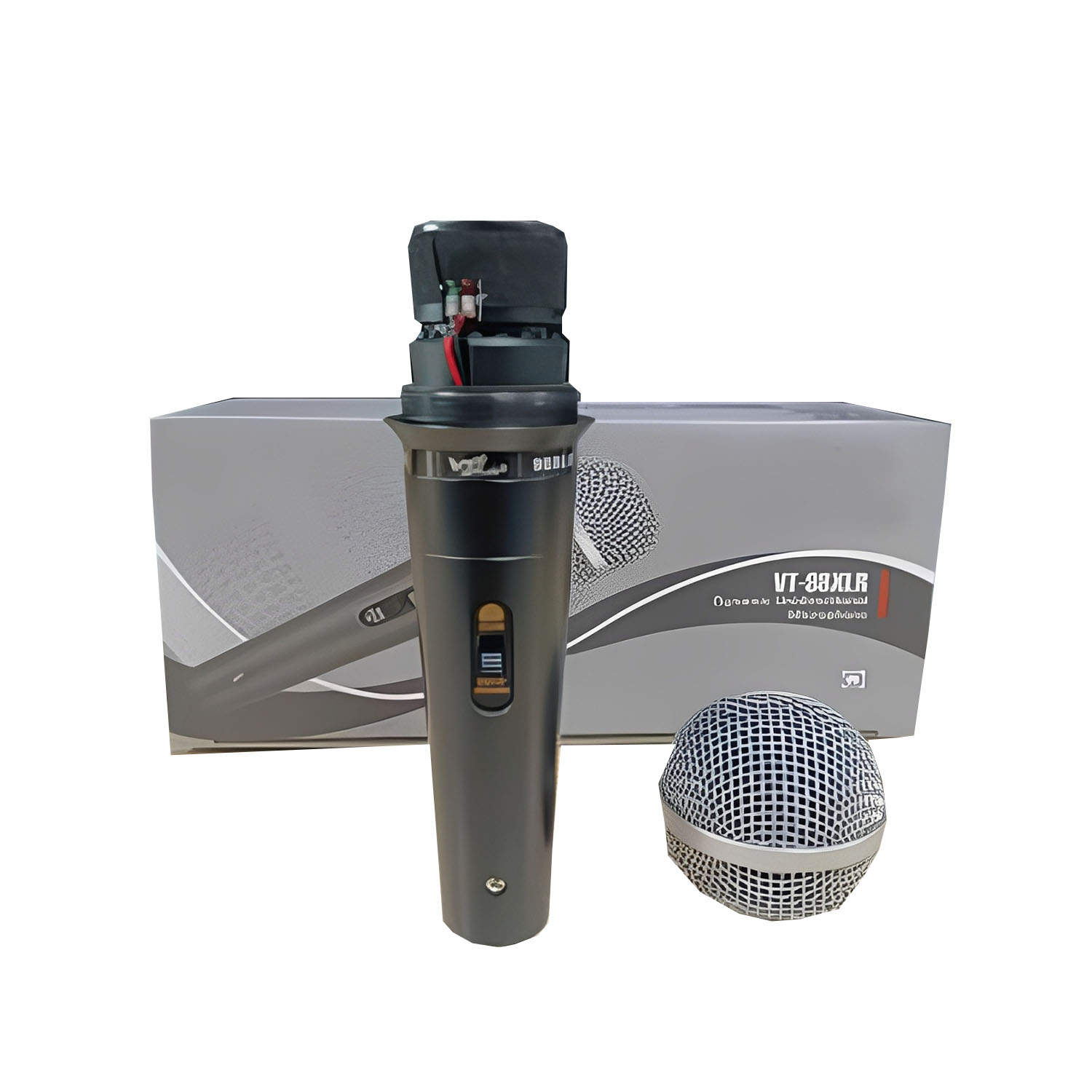 ELEGAUDIO 98XLR supercardioid wired dynamic vocal microphone view 2