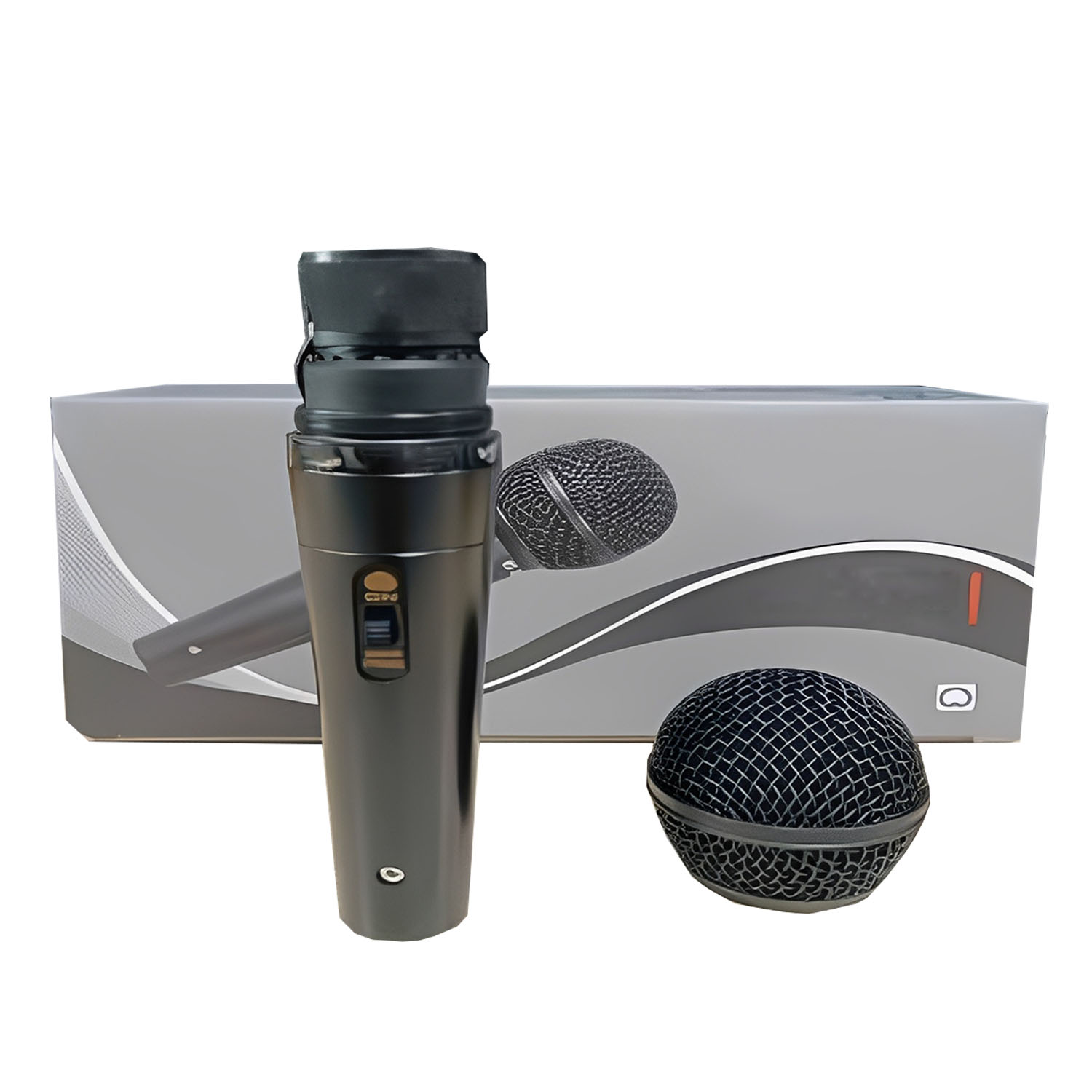 ELEGAUDIO 101XLR supercardioid wired dynamic vocal microphone view 2