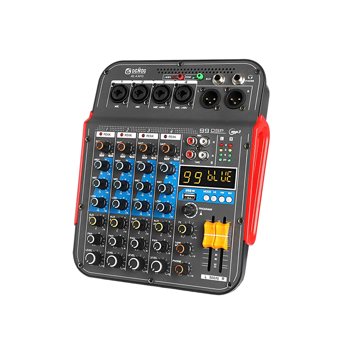 RE-4 PRO 4-Channel Bluetooth Mixing Console