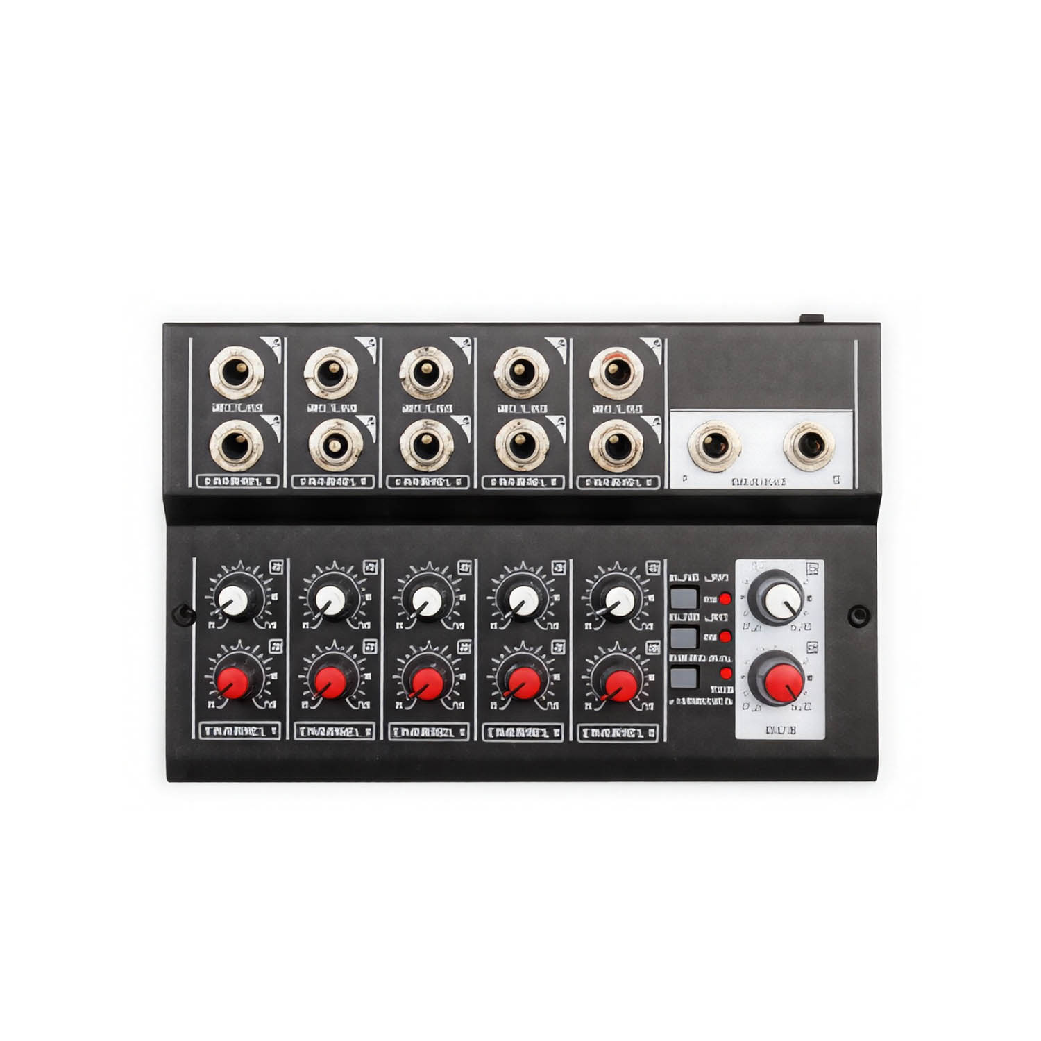 ELEGAUDIO KTV10 ten-channel professional karaoke mixer view 1