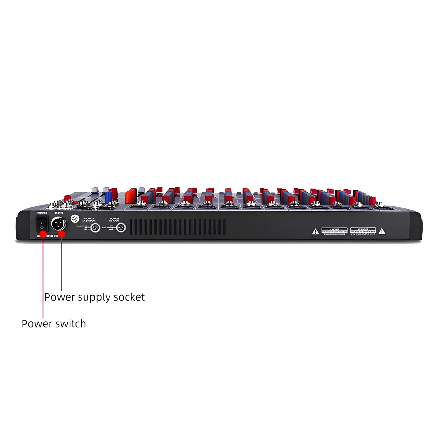 ELEGAUDIO CT12 12-channel professional analog mixer view 4