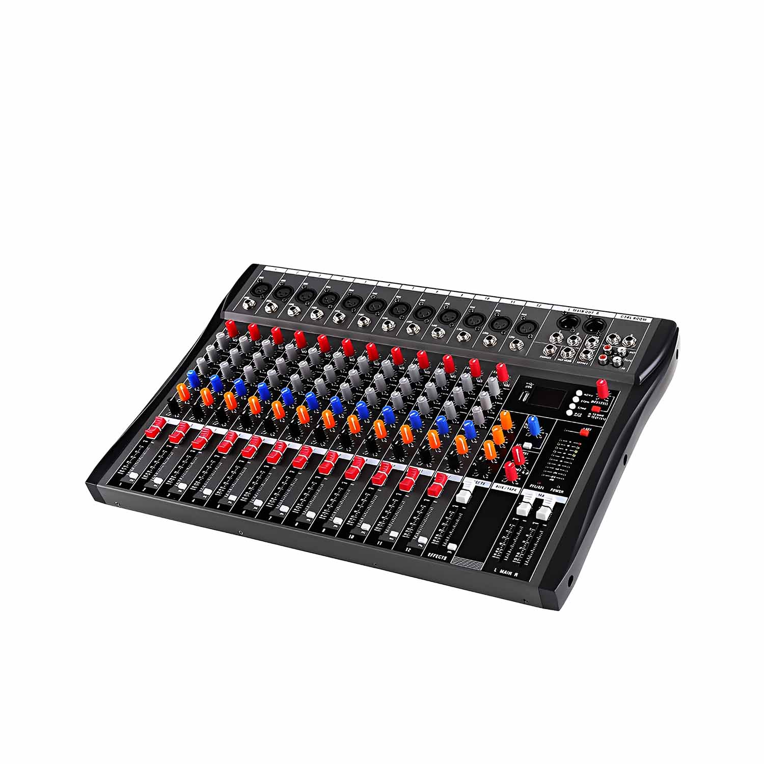 ELEGAUDIO CT12 12-channel professional analog mixer view 3