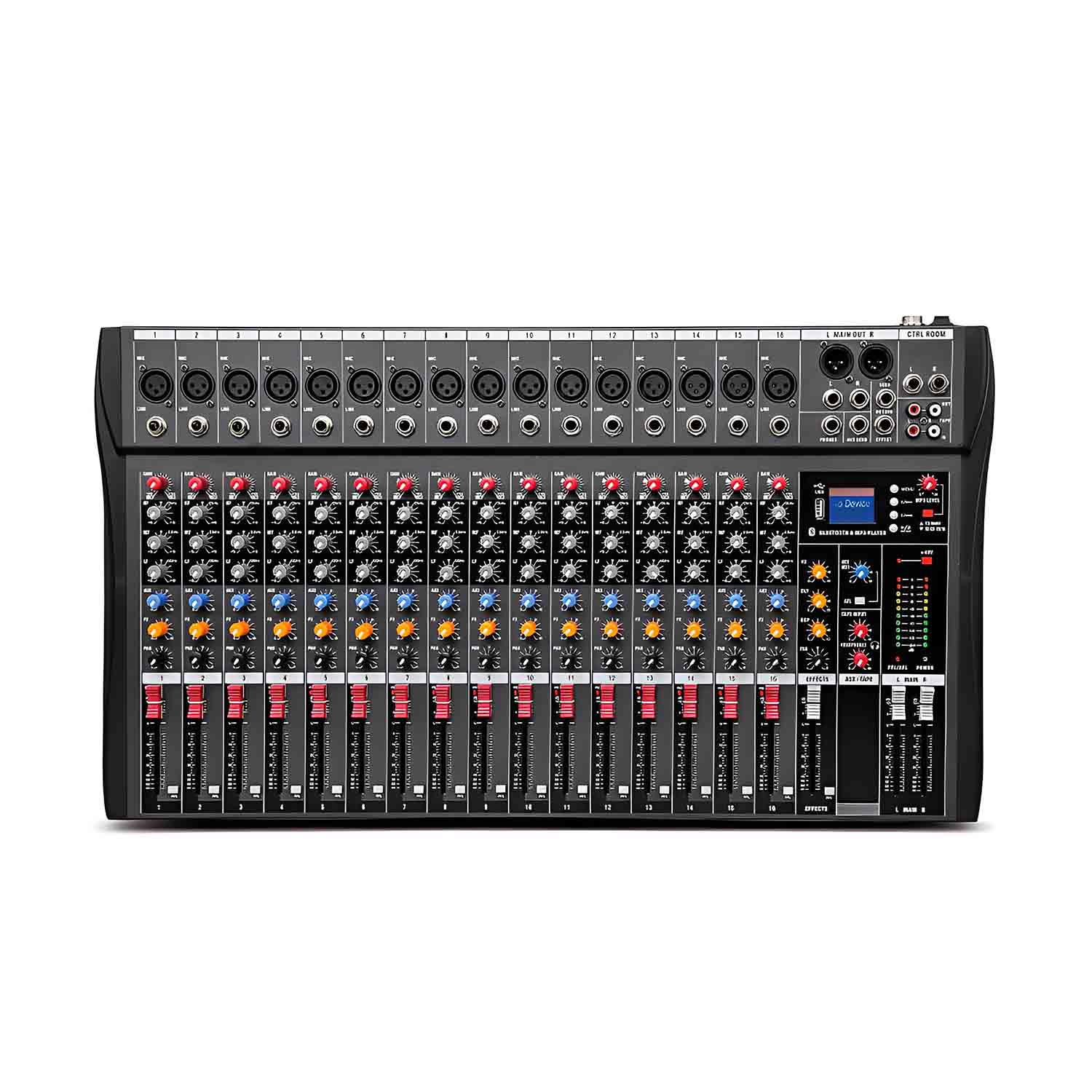 ELEGAUDIO CT16 16-channel professional analog mixer view 1