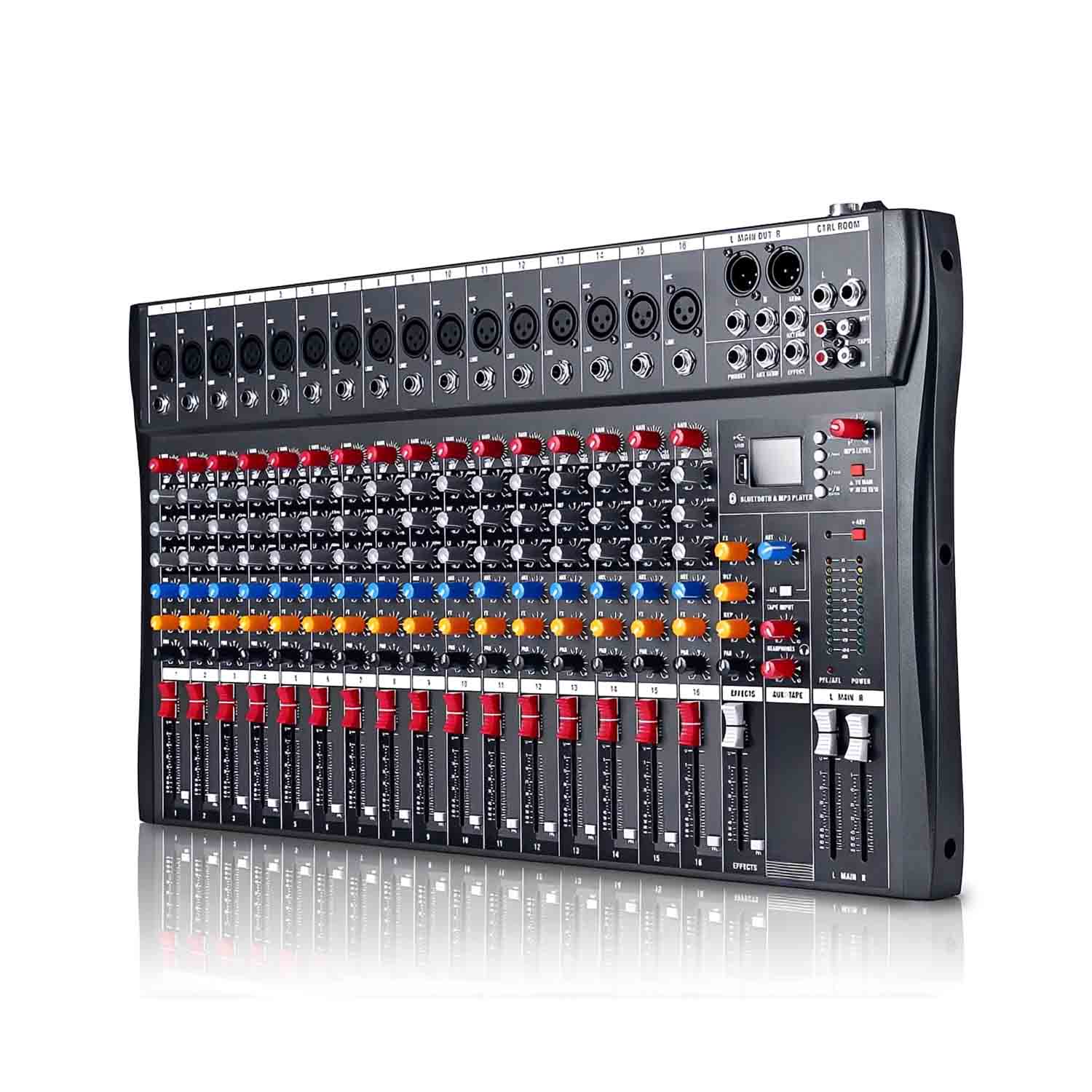 ELEGAUDIO CT16 16-channel professional analog mixer view 3