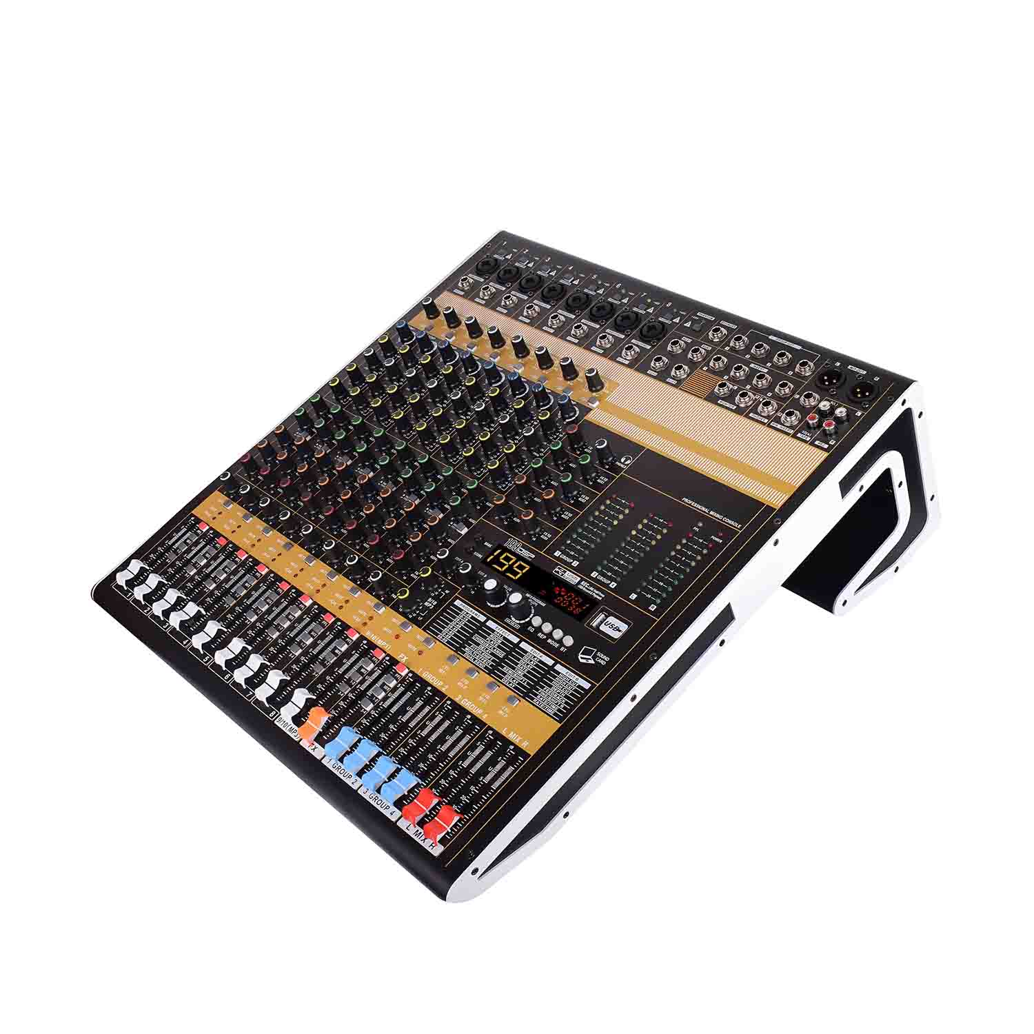 ELEGAUDIO GT-1604FX 16-channel professional live mixer view 2