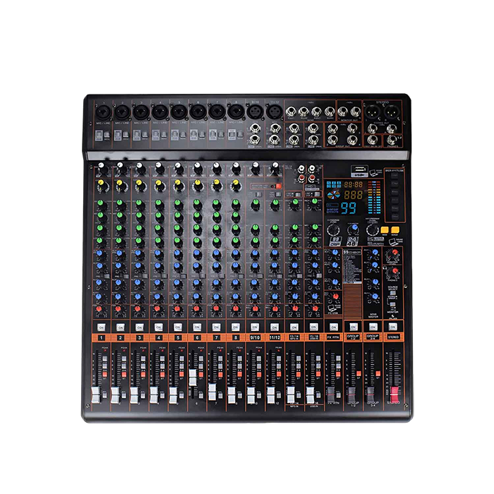 KP-A2404FX 12-Channel Professional Mixing Console