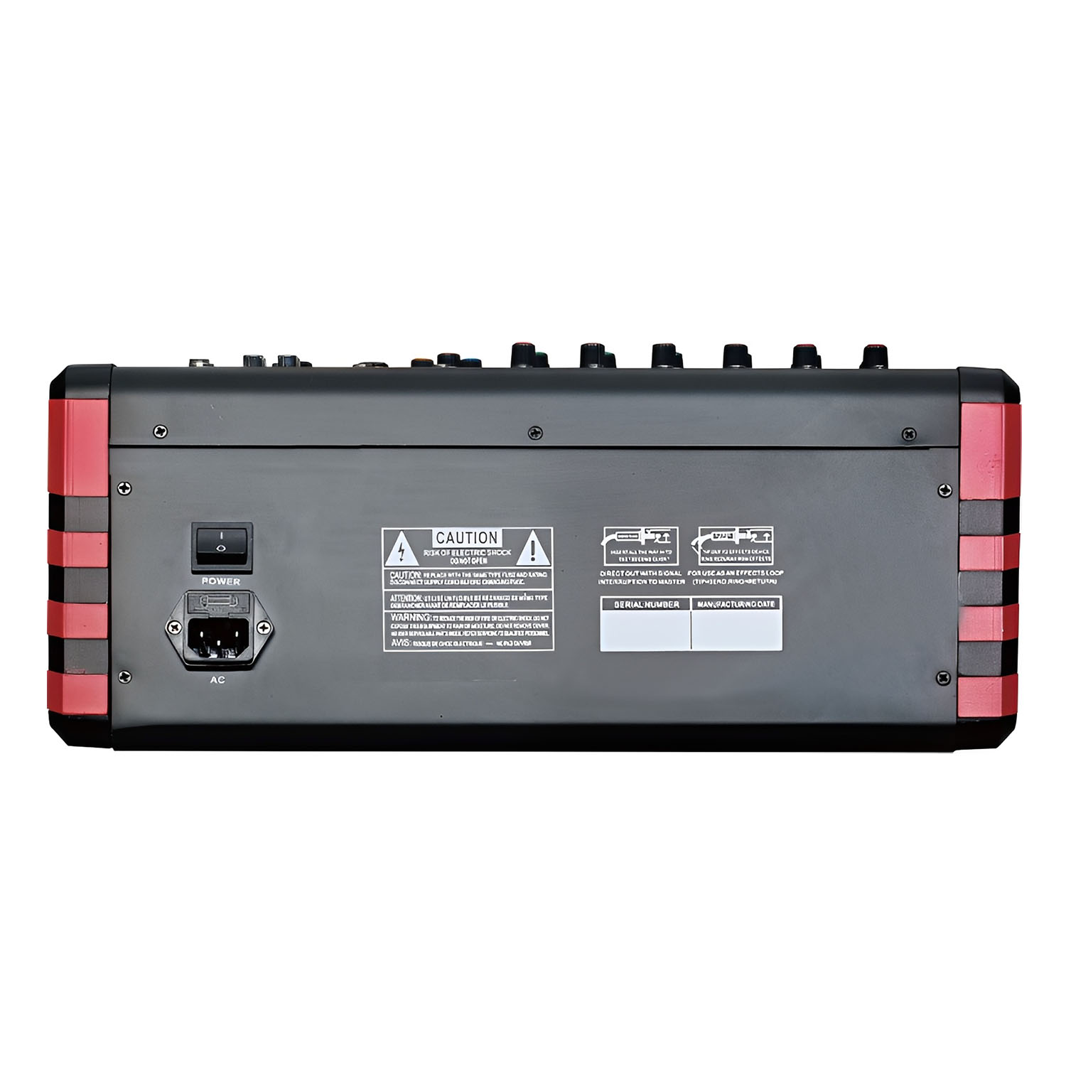 ELEGAUDIO TA-8i 8-channel powered mixing console view 5