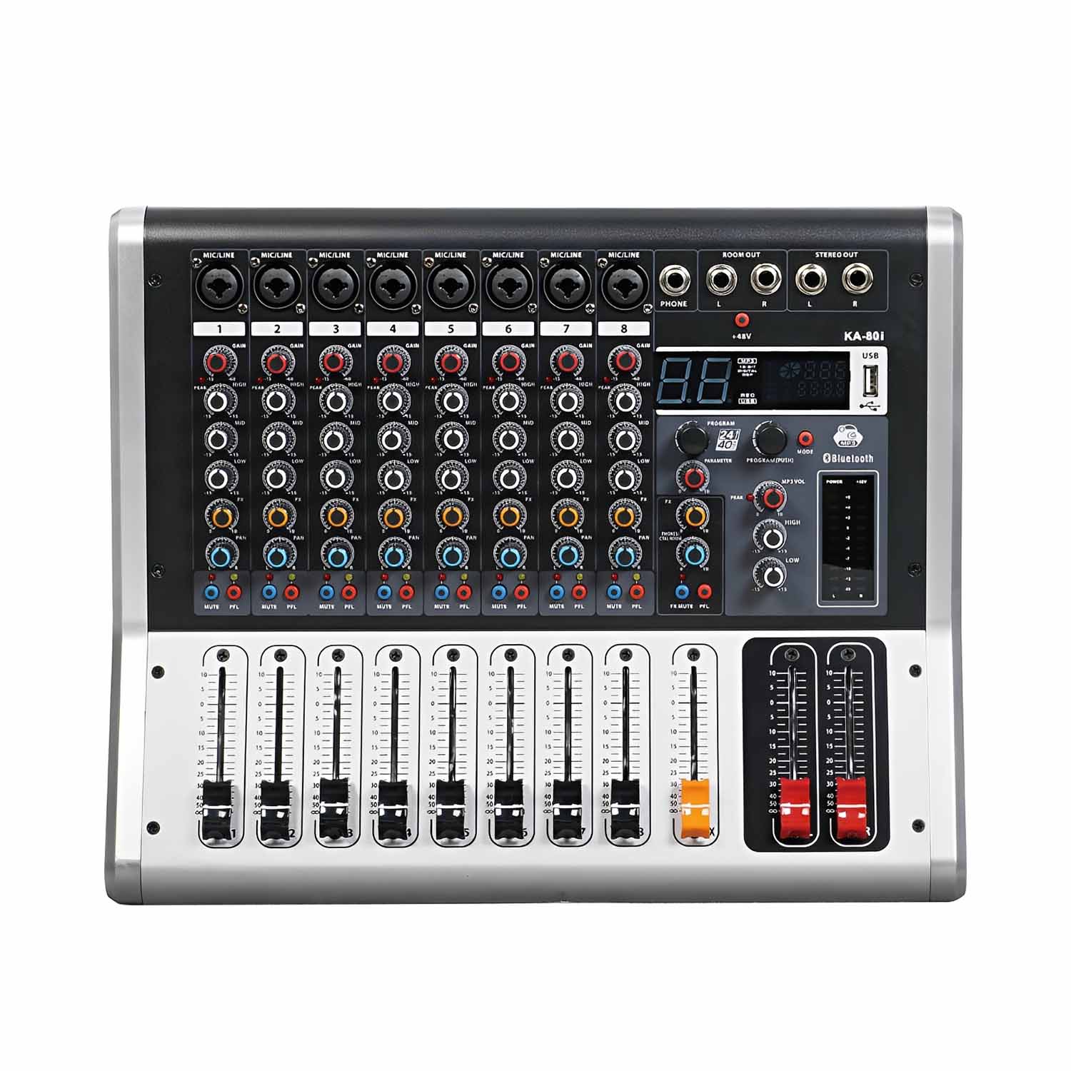 ELEGAUDIO KA-60i 6-channel Bluetooth DSP mixer view 1