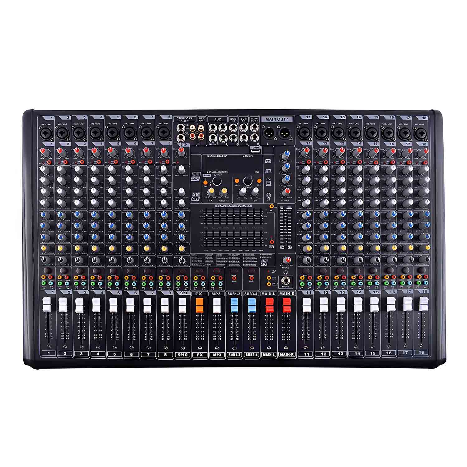 ELEGAUDIO MB4004FX 40-channel professional audio mixer view 1