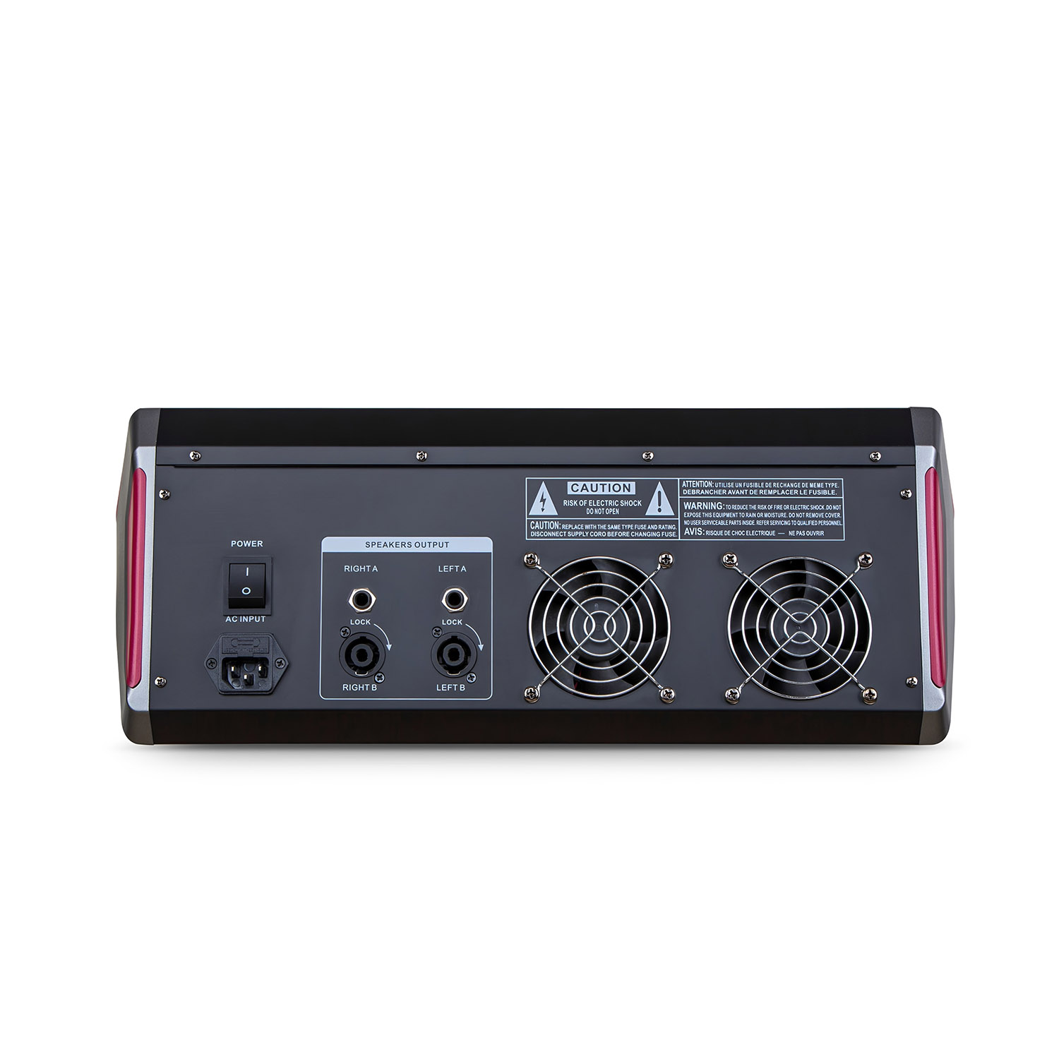 ELEGAUDIO VX-120 12-channel powered mixing console view 3