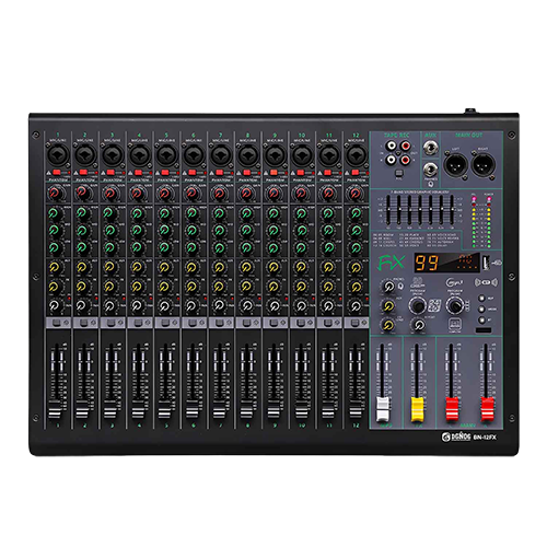 BN-12FX 12-Channel Professional Mixing Console