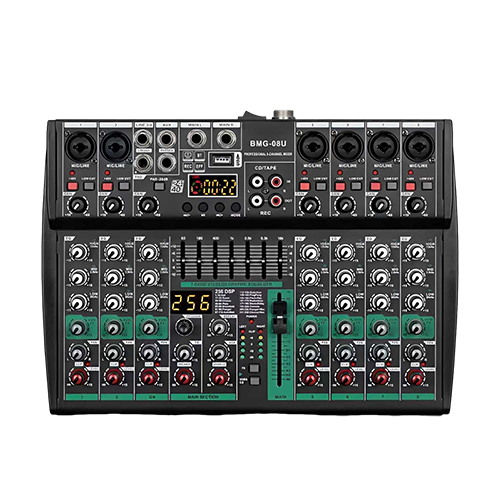 BMG-08U 8-Channel Professional Mixing Console