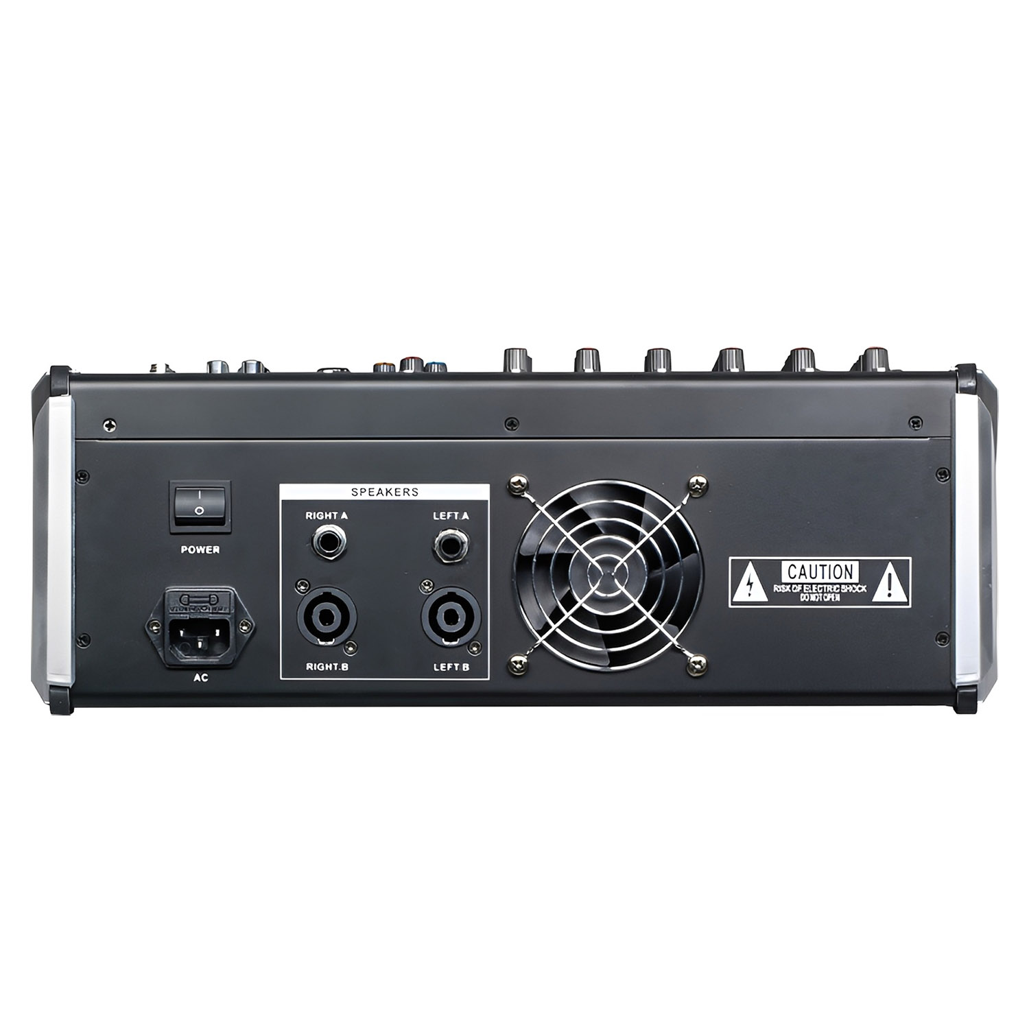 YA-12 professional powered mixing console view 5