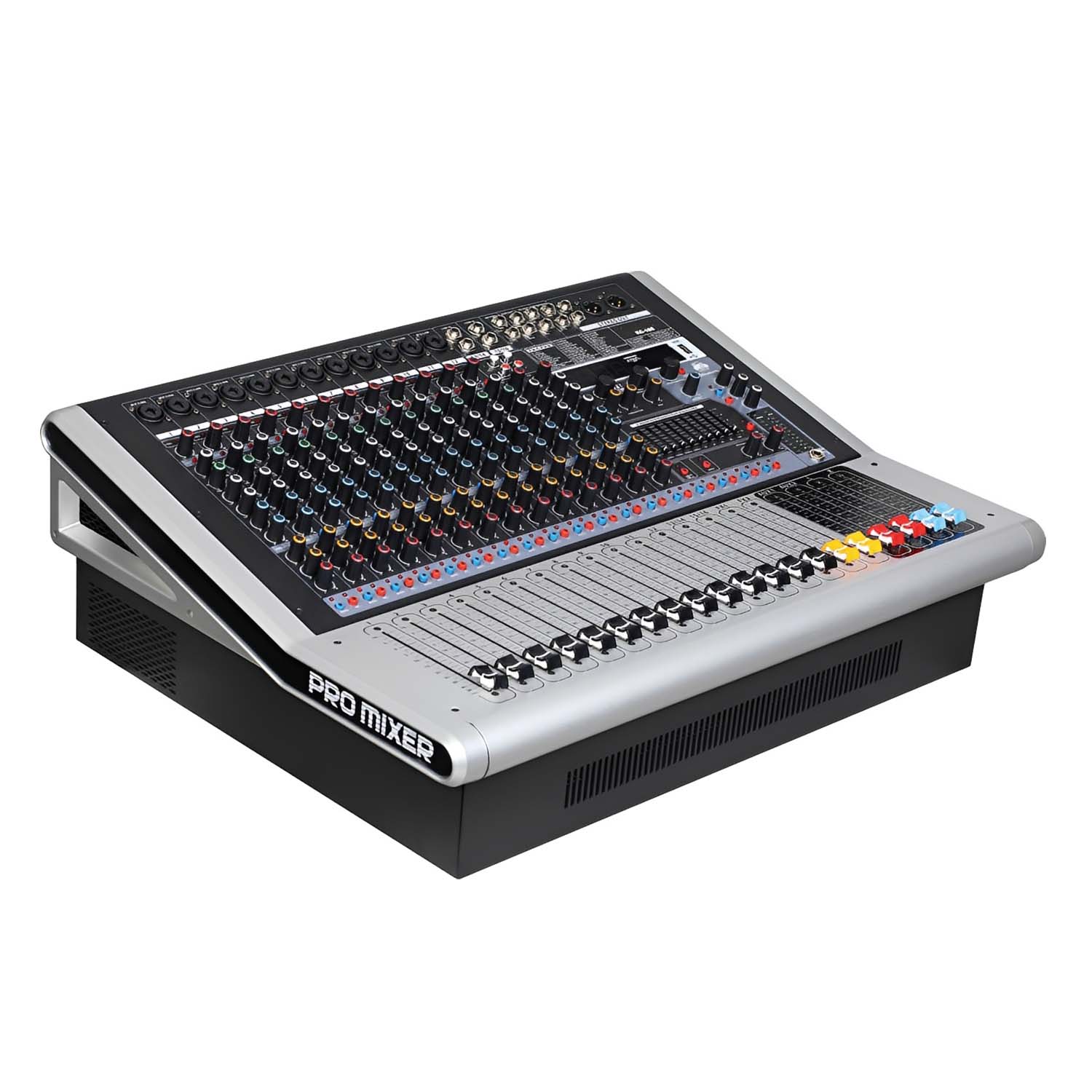 KC-120 professional powered mixing console view 3