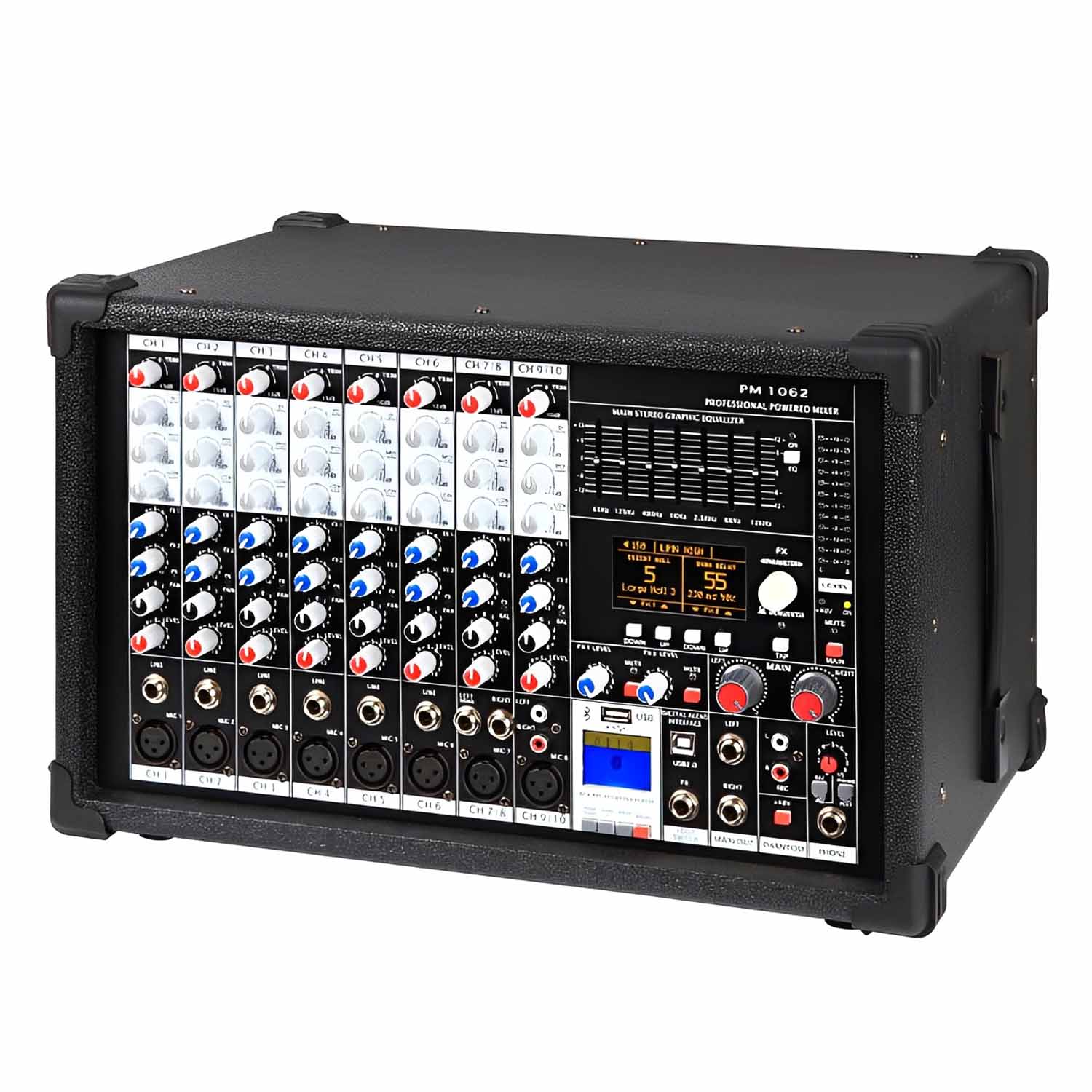 PM1062 professional powered mixer view 1