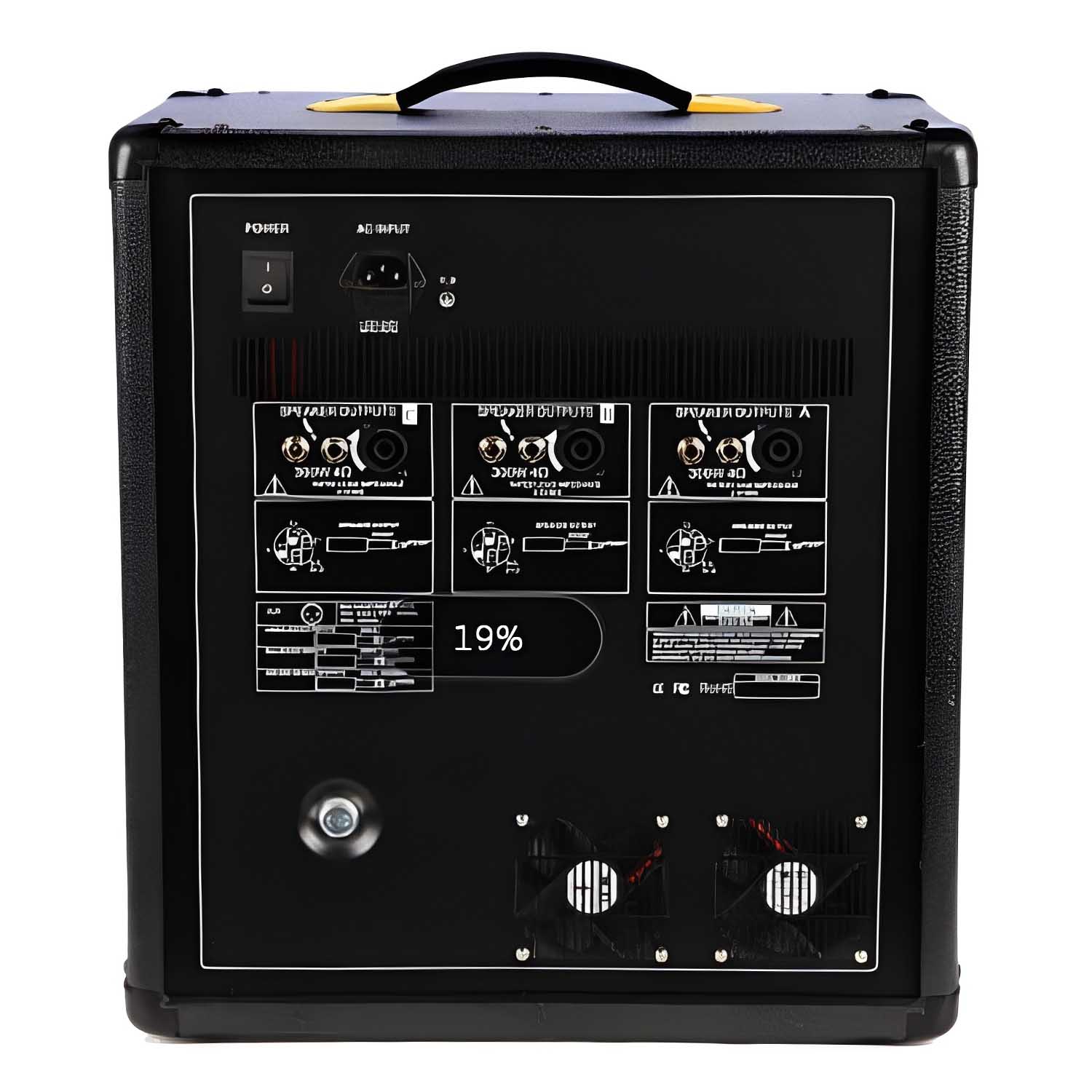 PMX83300 professional powered mixer view 3
