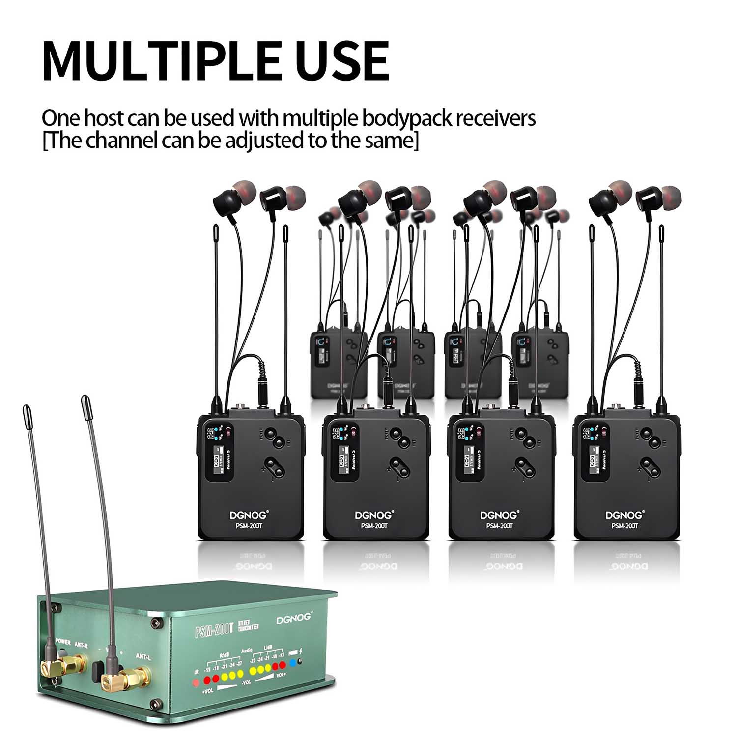 PSM-200T wireless in ear monitoring system view 2