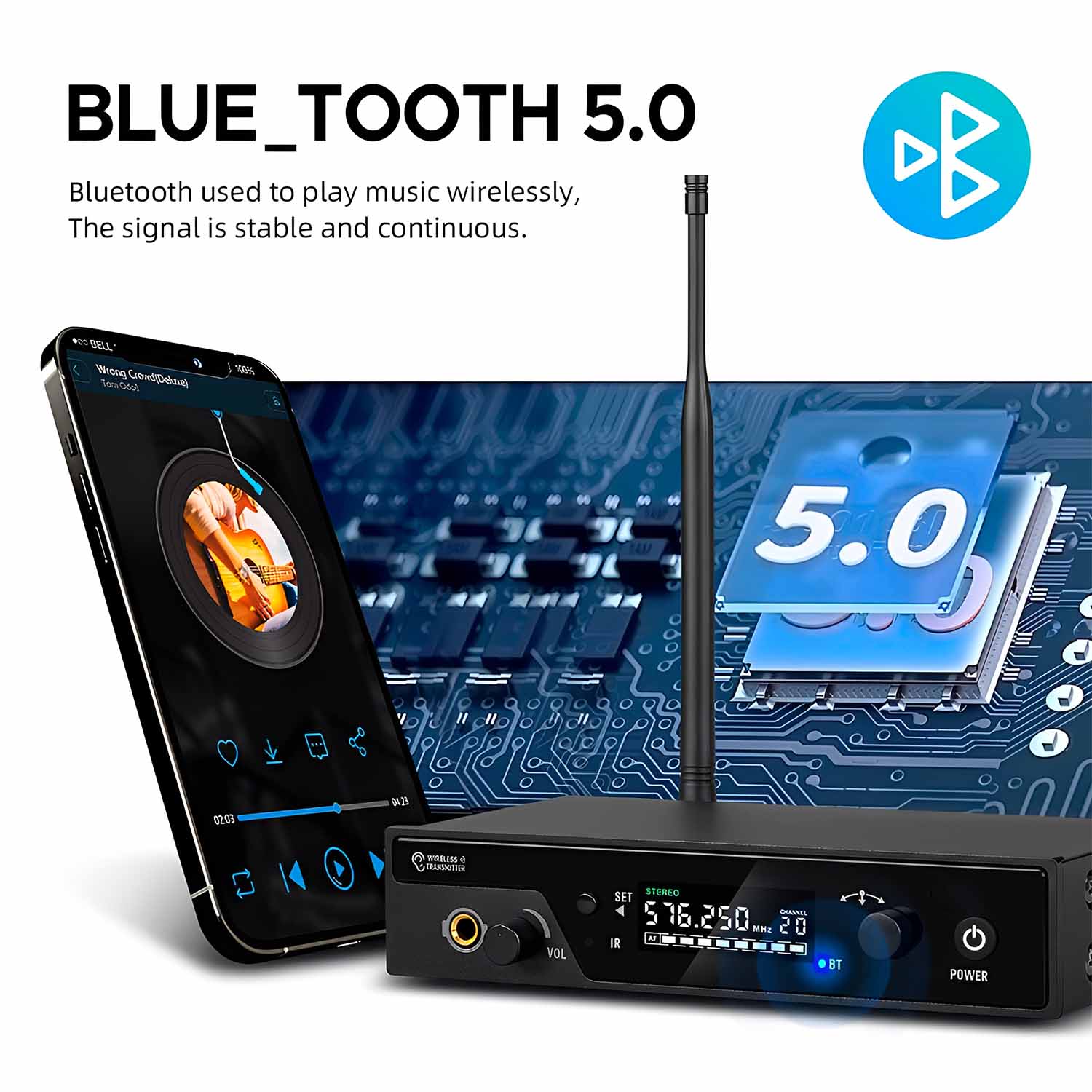 AM300 wireless in ear monitoring system view 4